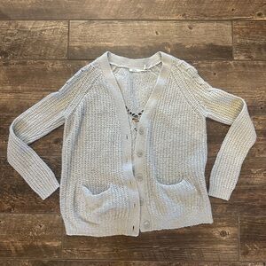 Kimchi Blue-‎ Light Gray Women's Cardigan